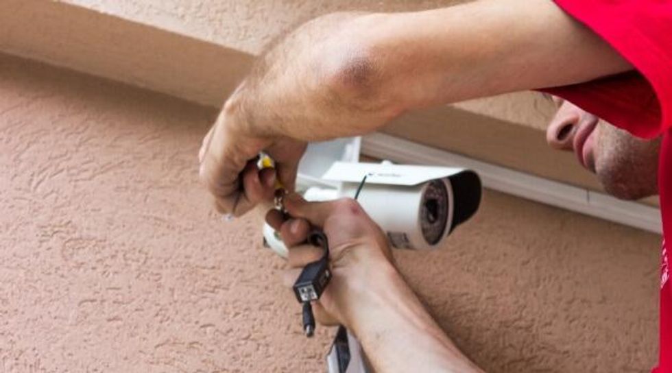 Installing video surveillance