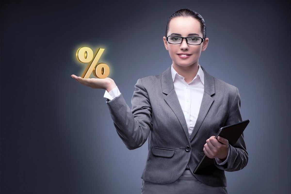 interest rates concept