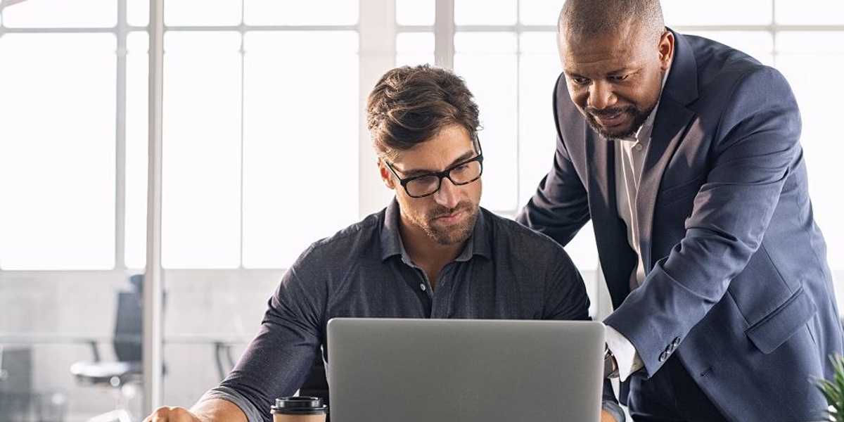 Introverted entrepreneur being empathetic with employee