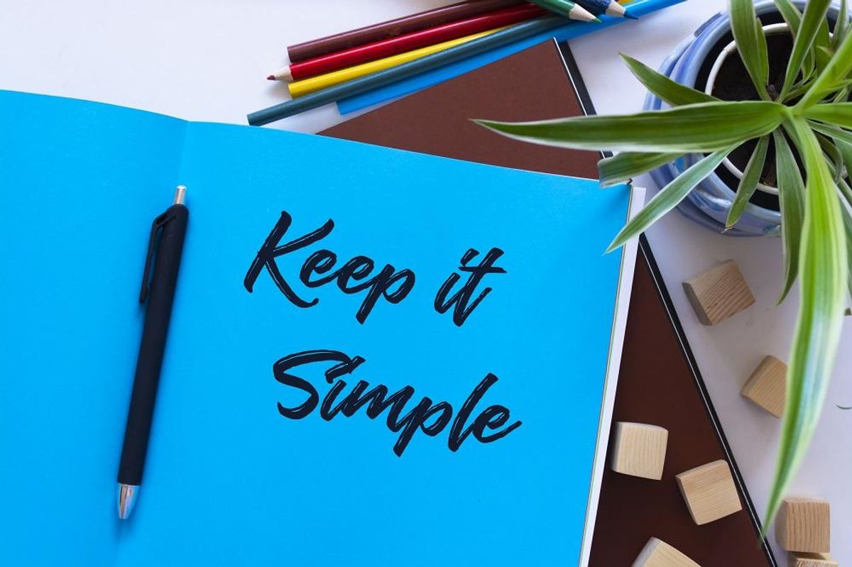 keep it simplr concept