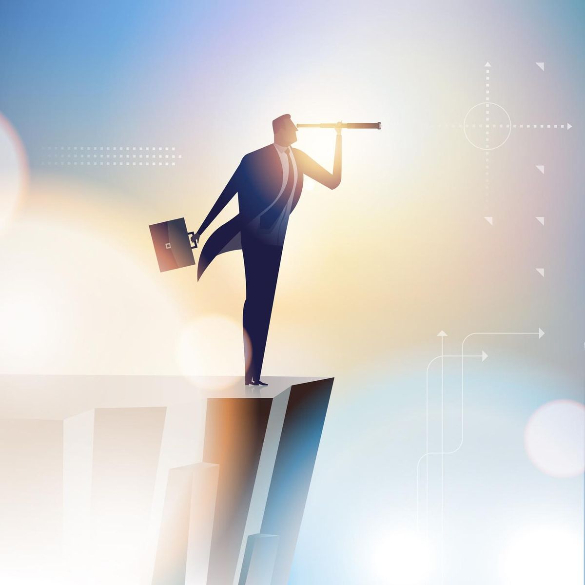 Leader. Business concept