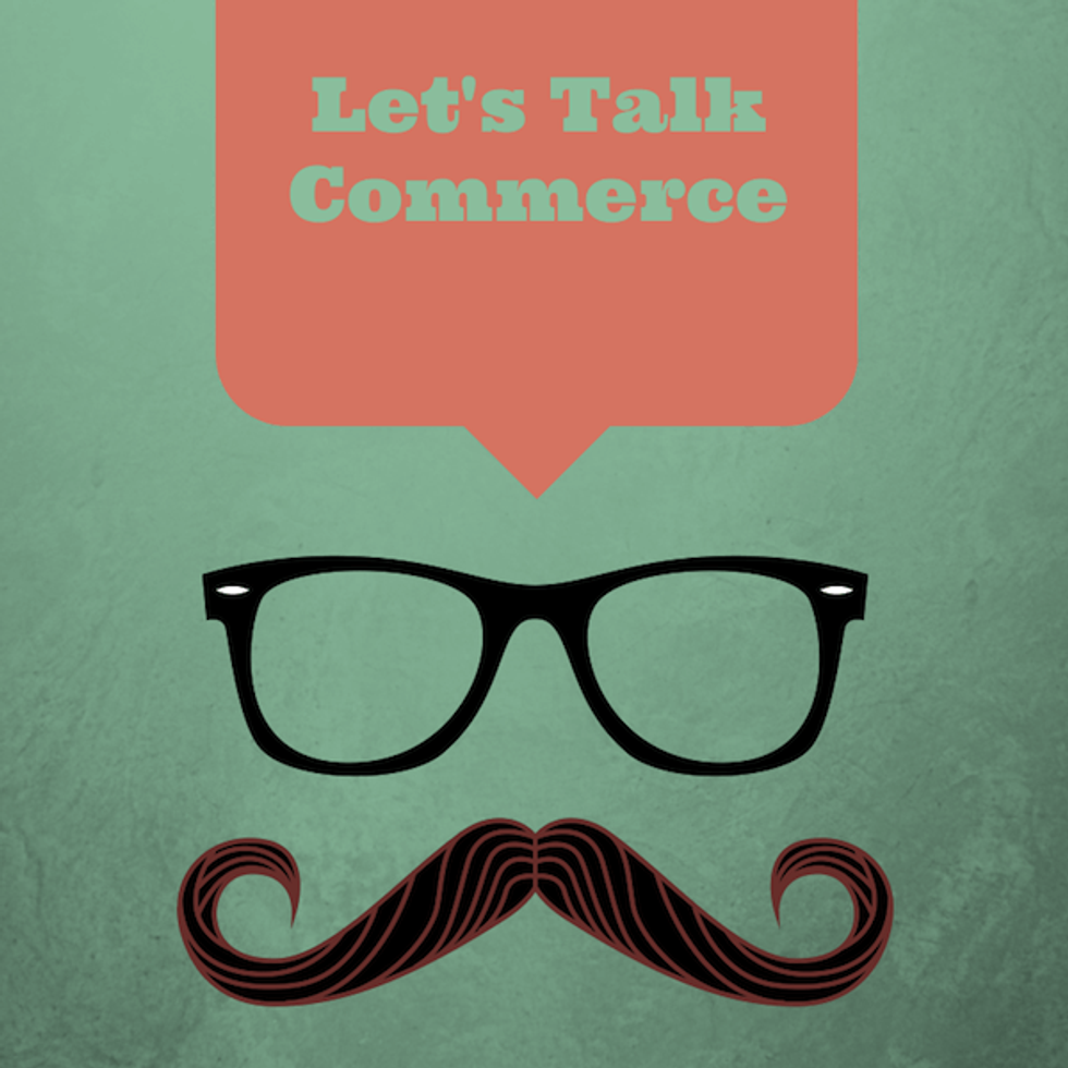 lets talk commerce sign