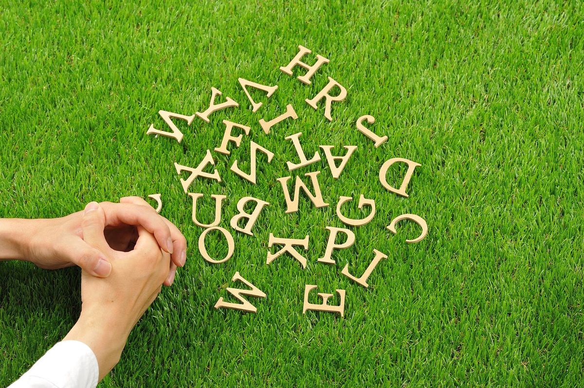 Letters of the alphabet