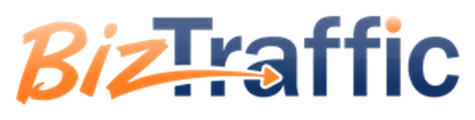 Logo for BizTraffic, a digital marketing agency