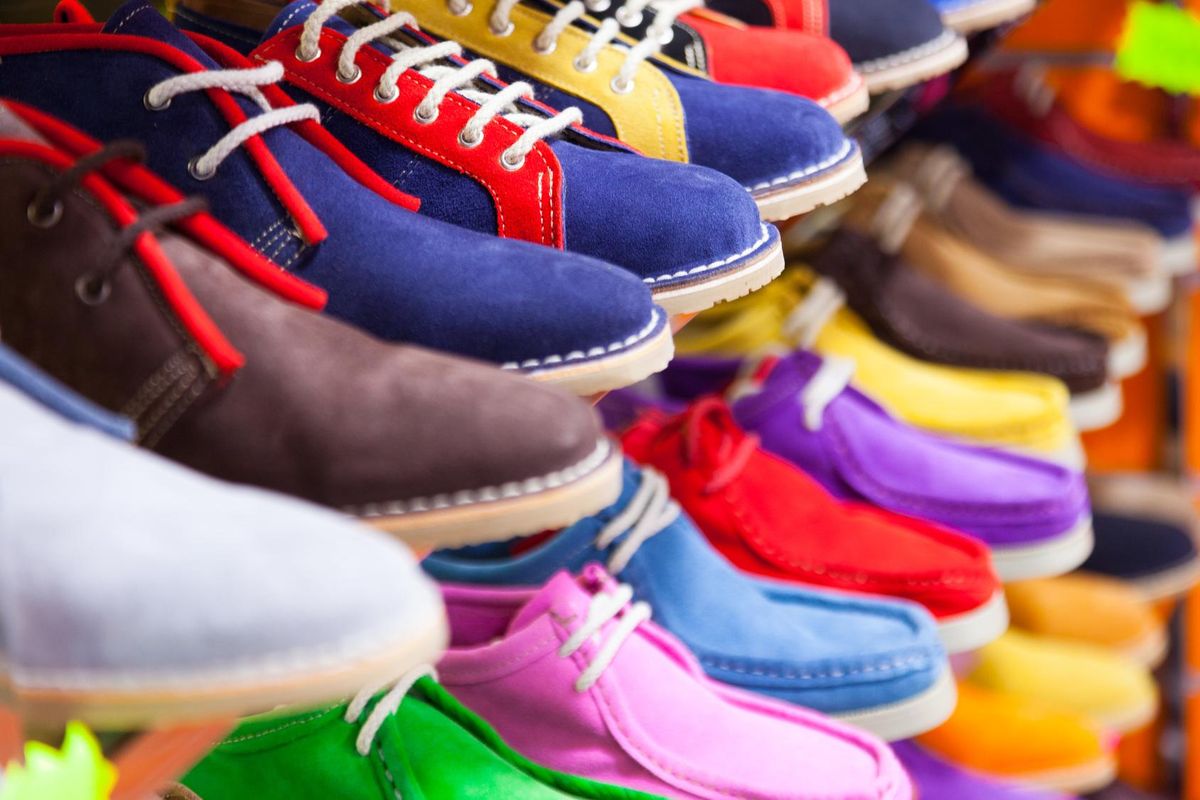 lots of sport shoes
