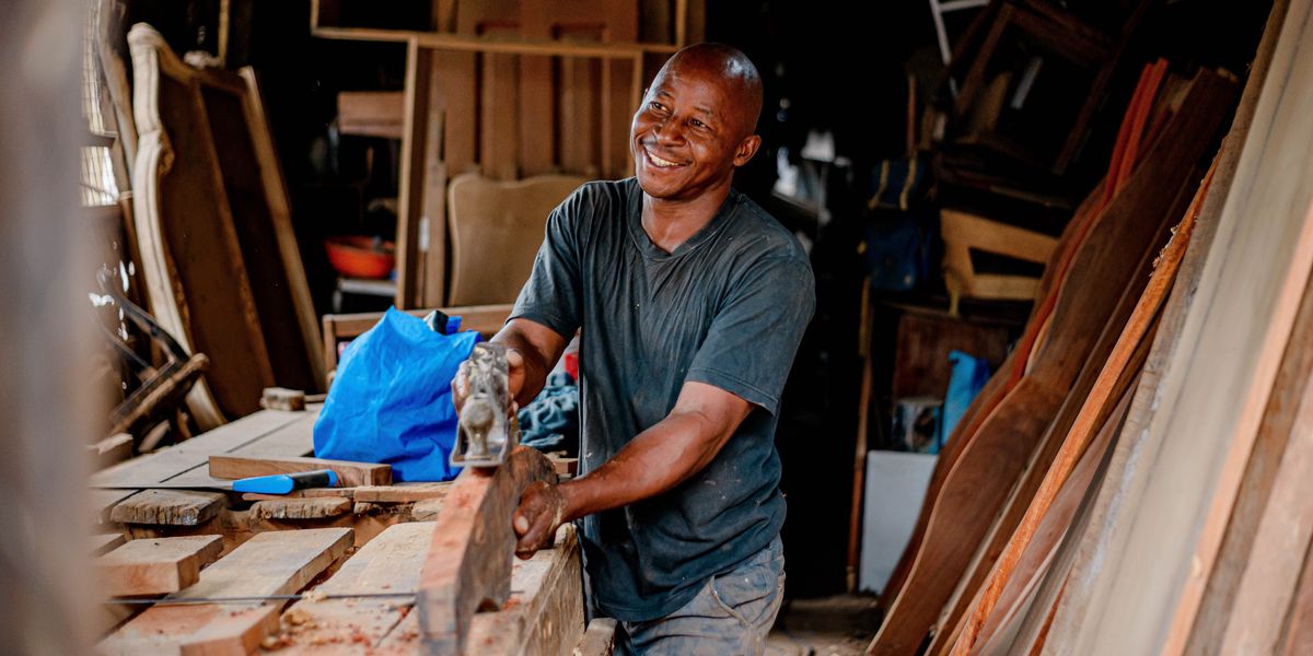 Man thinking of turning woodworking hobby into a business