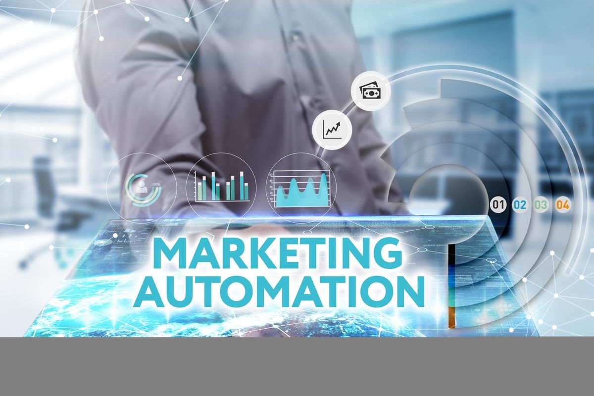 Marketing automation concept
