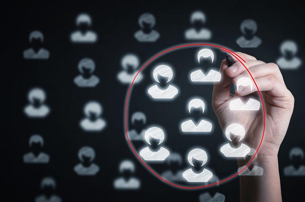 Marketing segmentation concept.