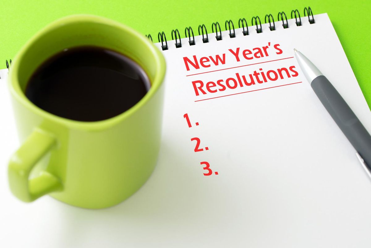 New year's resolutions concept