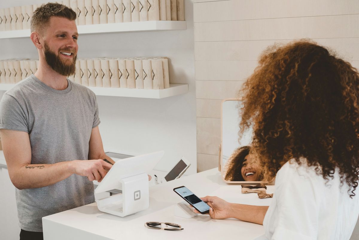 Obtaining a testimonial from a customer