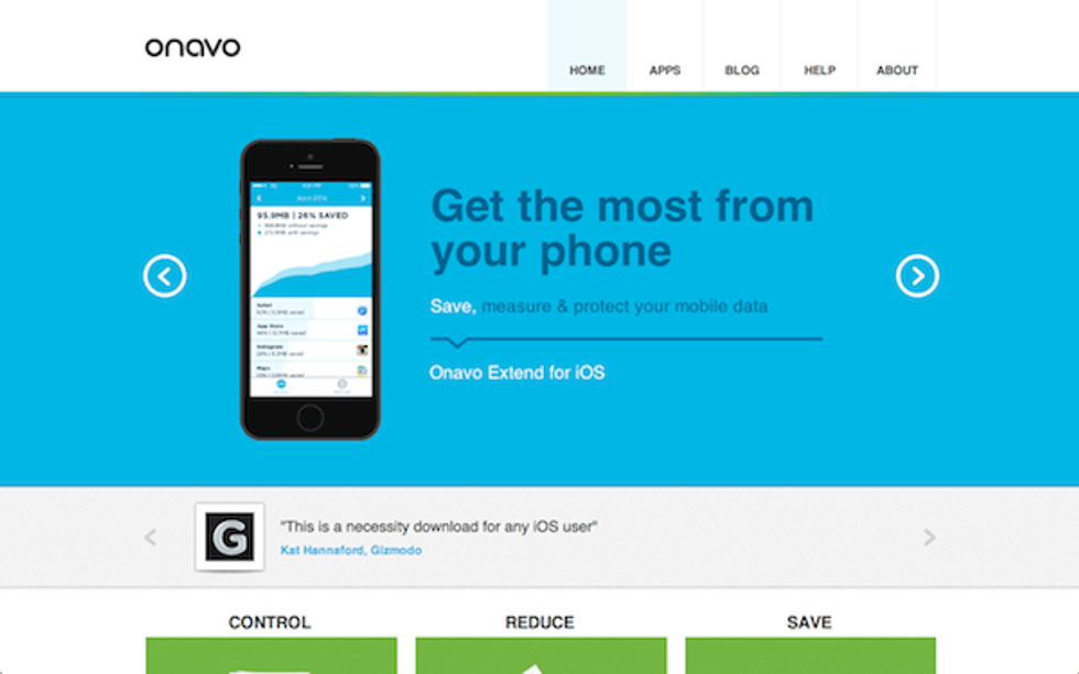 Onavo screenshot