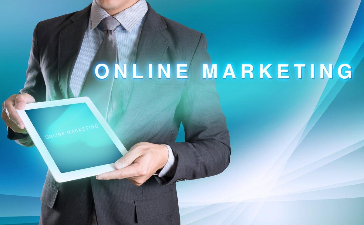Online marketing concept