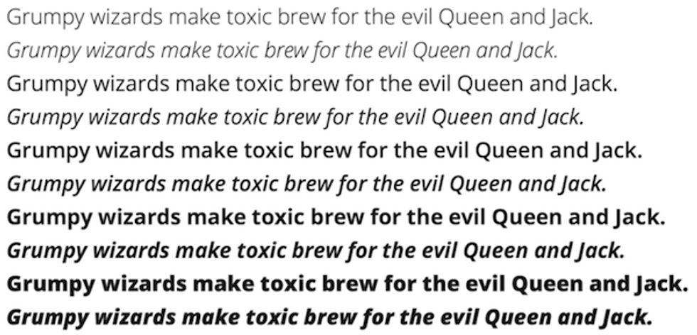 open sans font