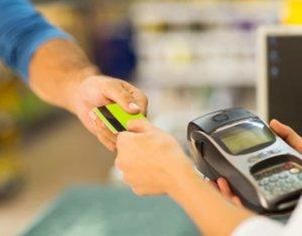 paying with credit card