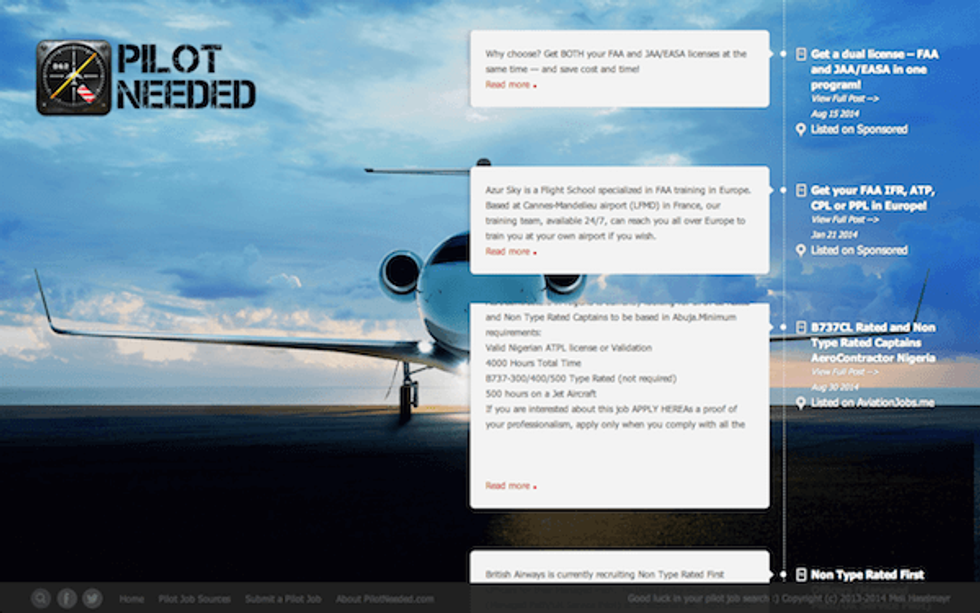 pilot needed screenshot