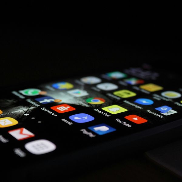Popular apps on a smartphone