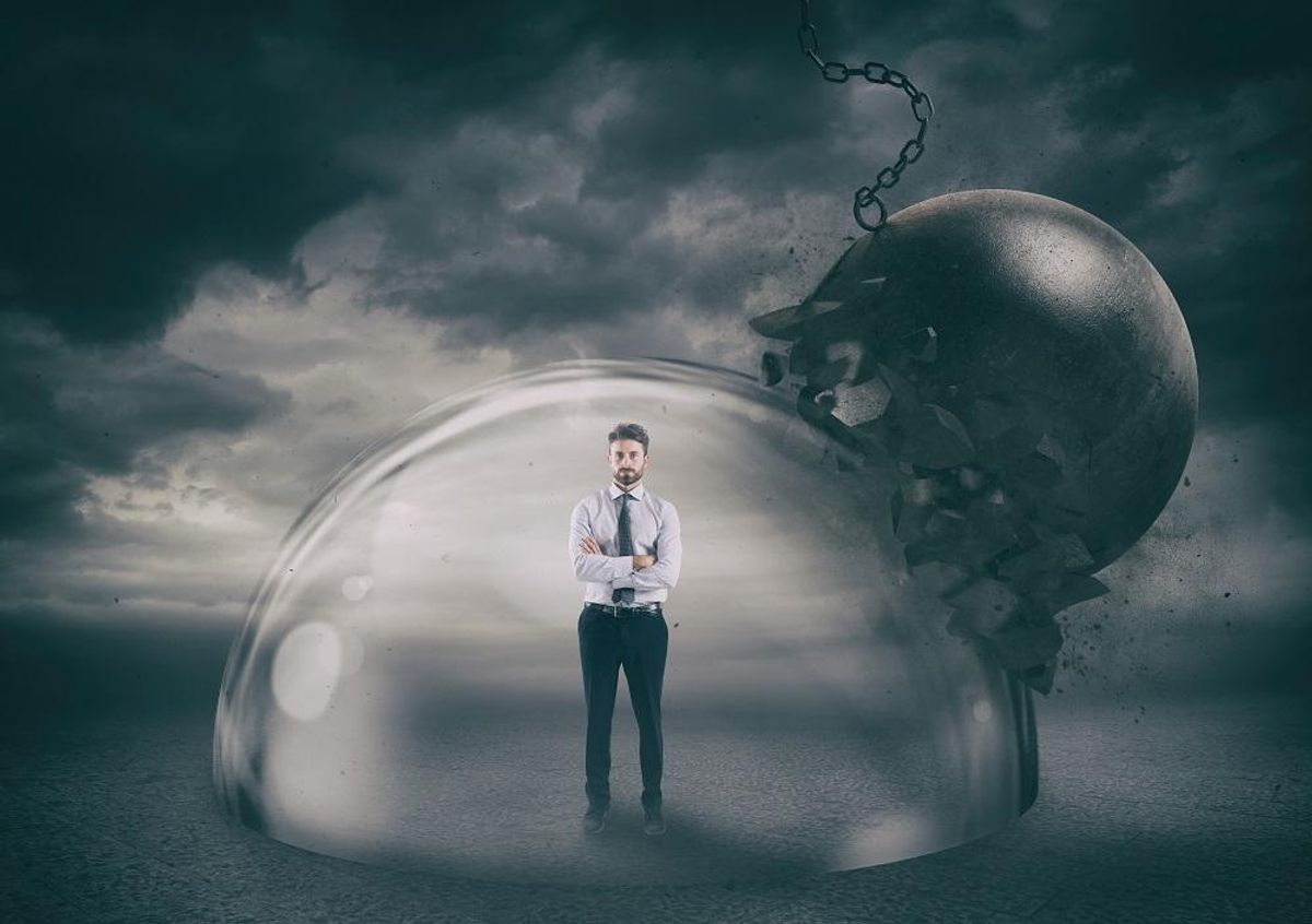 Protect business concept