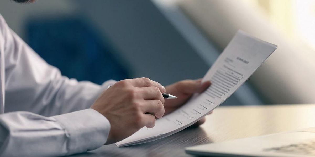 Reading a document that's part of an M&A transaction