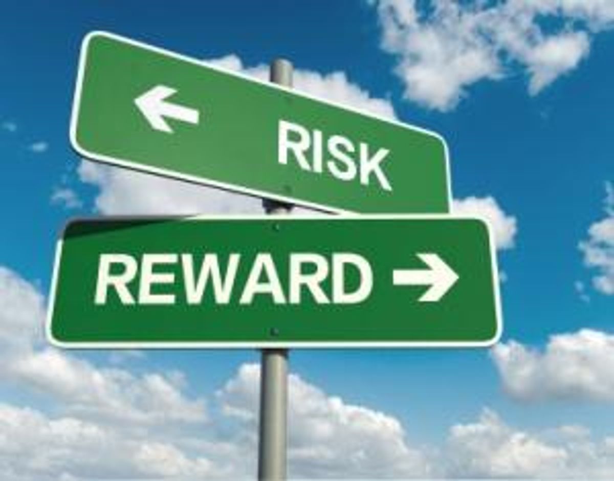 Risk vs. reward concept