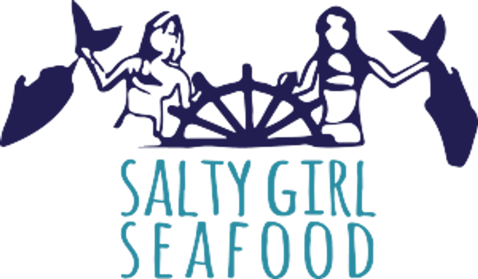 salty girl seafood logo
