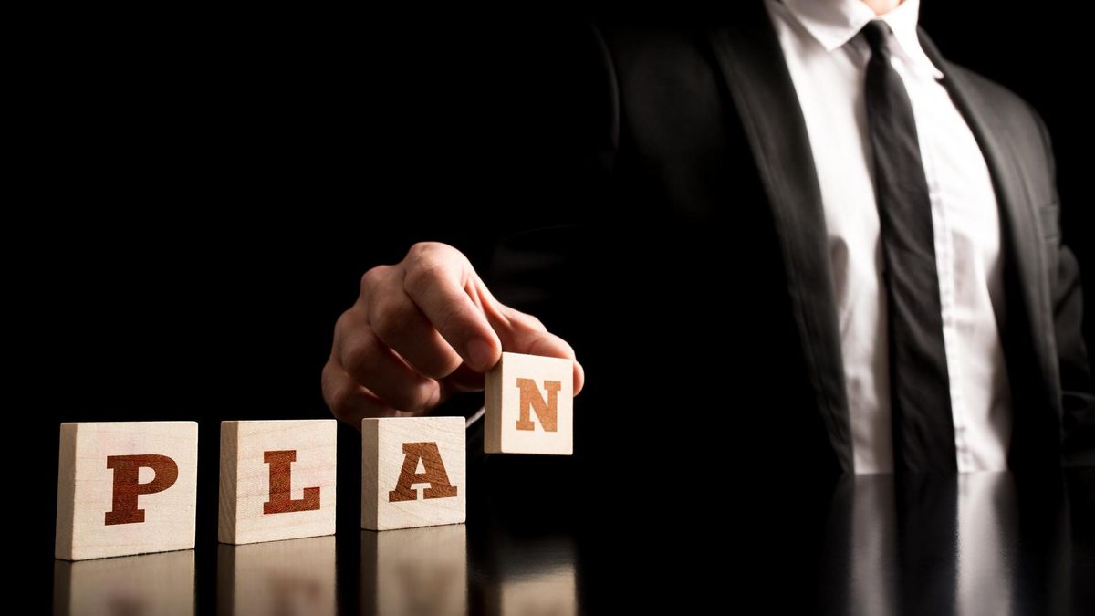 Simple Business Plan Concept