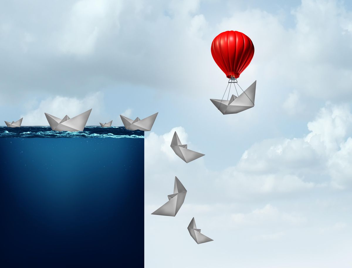 Small business insurance concept shows how it can save business from disaster