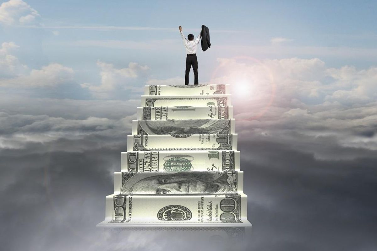 Small business owner using short-term loan to boost his business