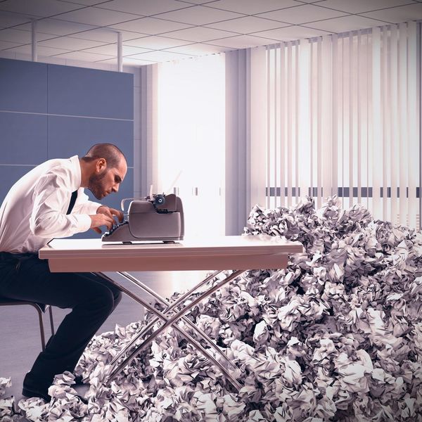 small business owner writing blog article - Business Help and Advice Small Business Owner Writing Blog Article