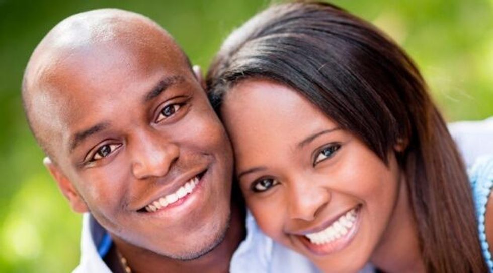 smiling young couple
