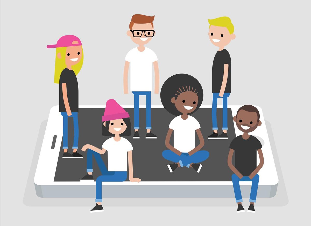 Social network concept