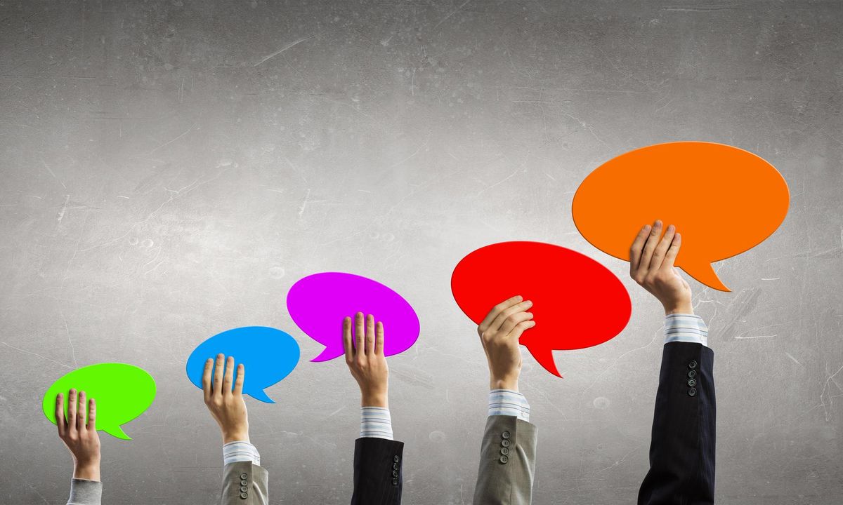 Speech bubbles