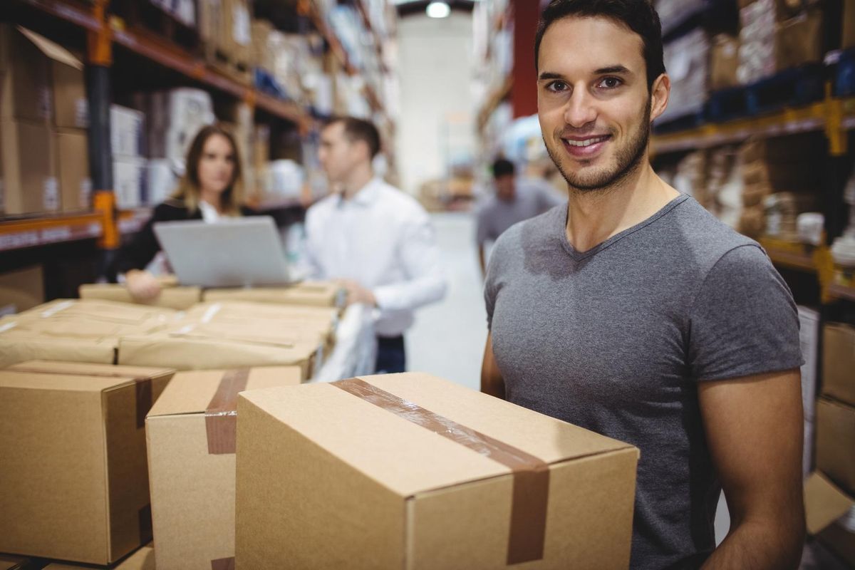 stockroom worker
