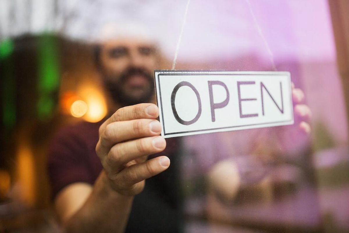 store open sign