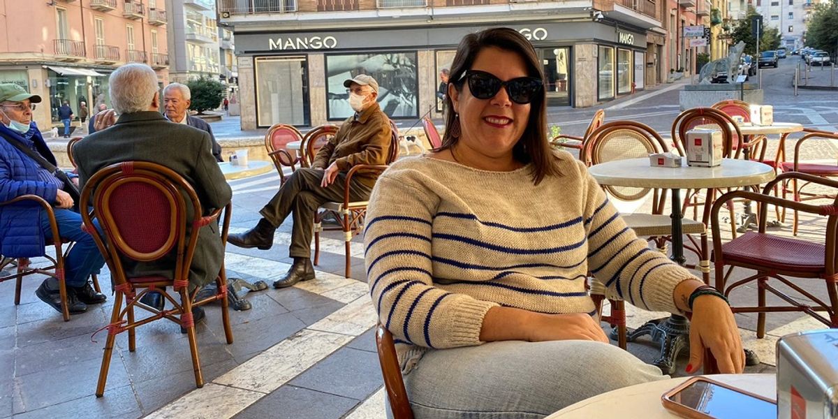 Susan Guillory living as a digital nomad in Italy