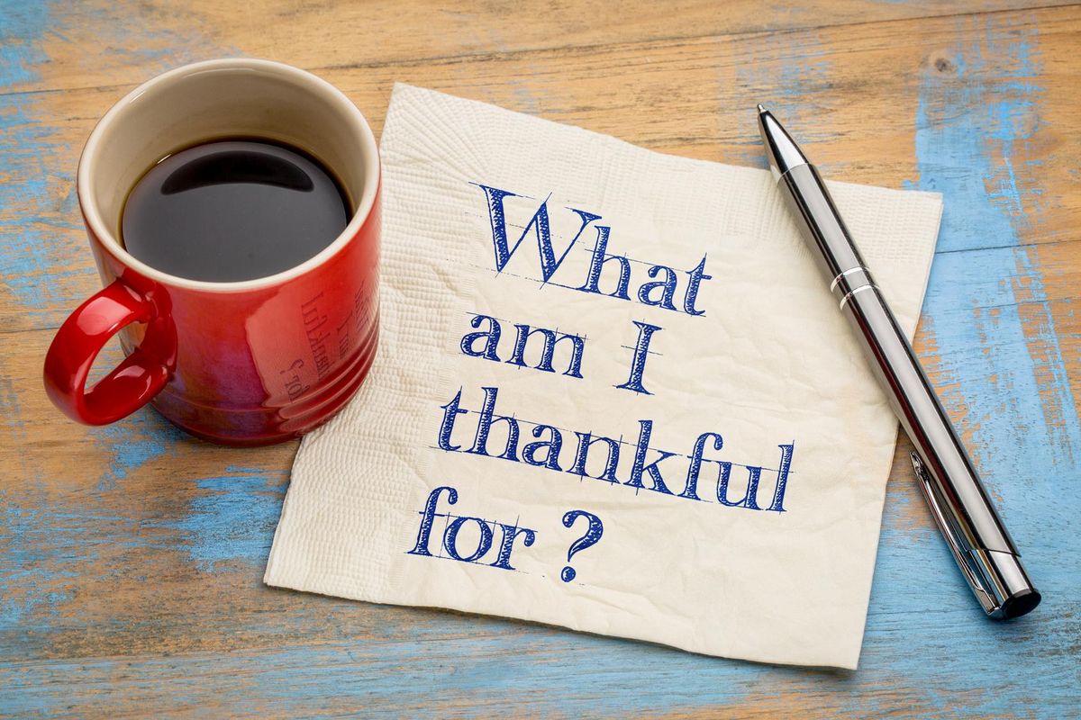 thankful concept