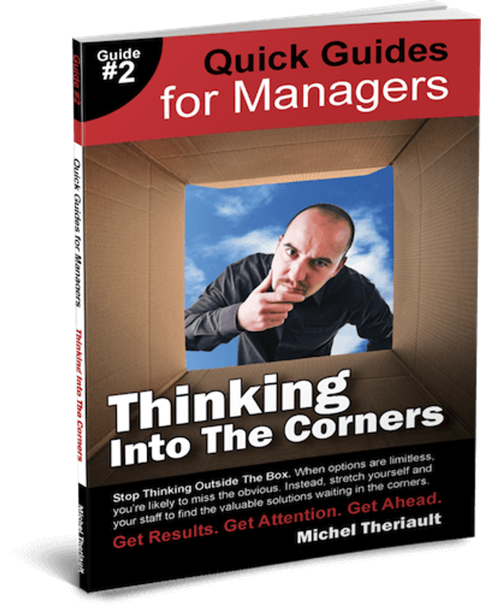 Thinking into the Corners book cover