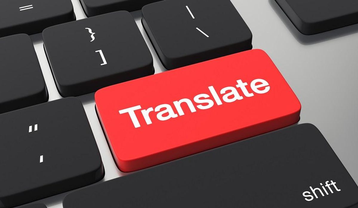 Translate button on keyboard for Multilingual website