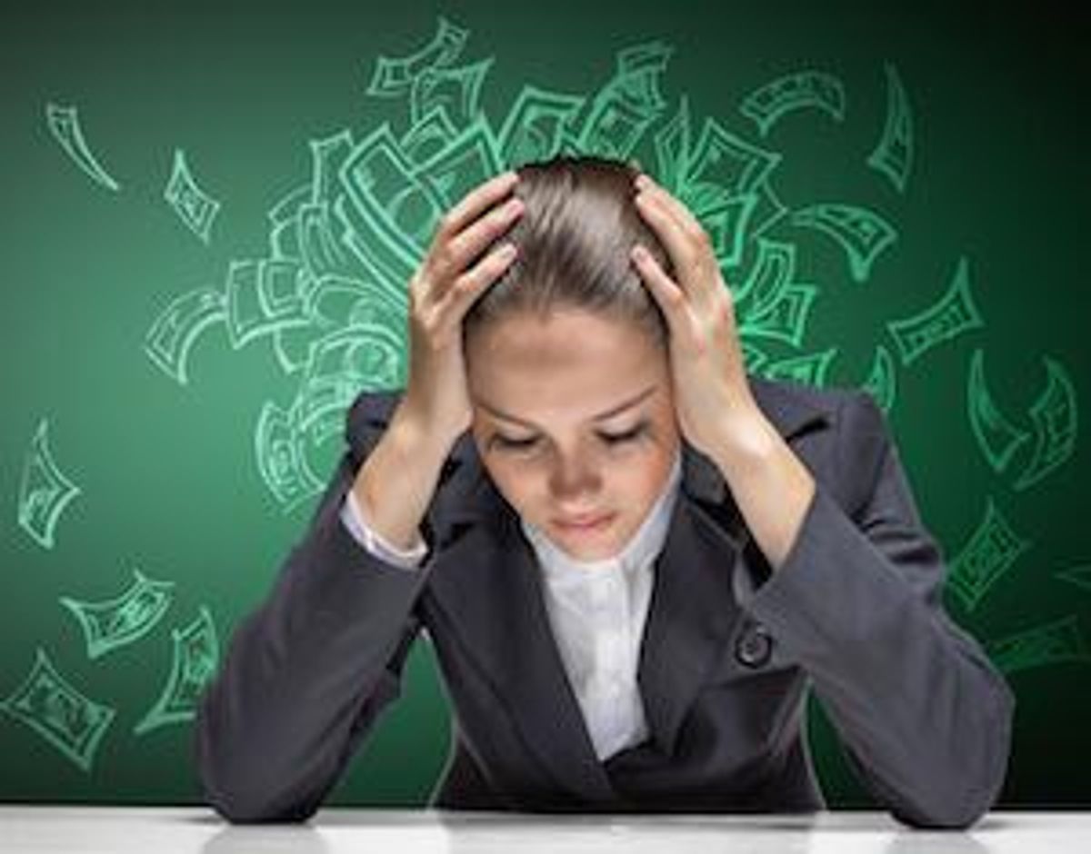 upset businessman