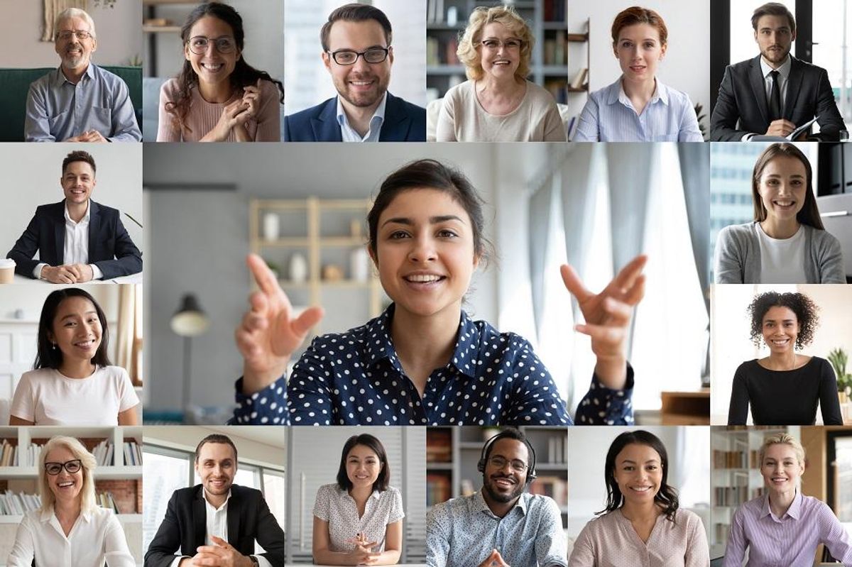 videoconference on-line meeting