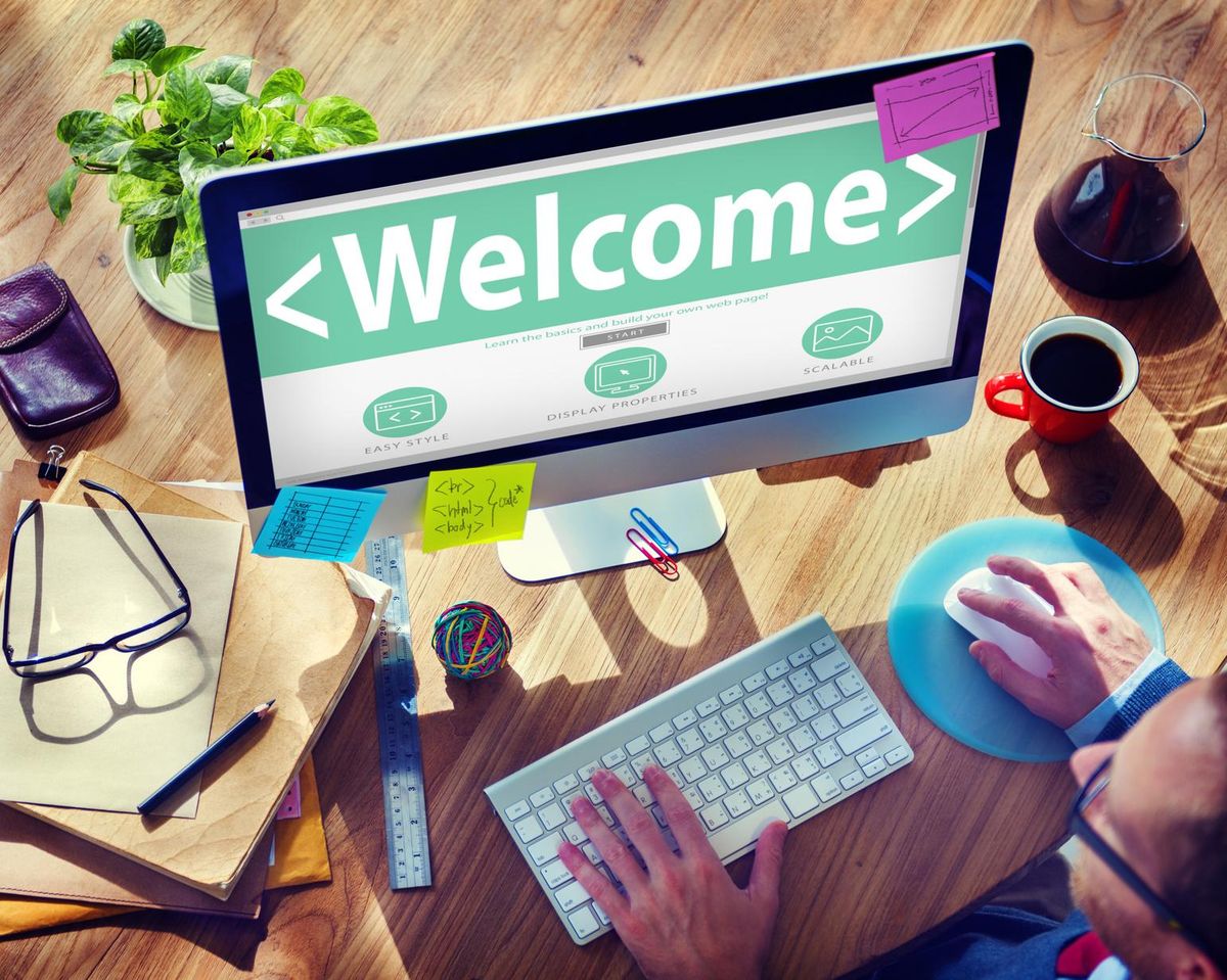 Welcome Greeting Concept