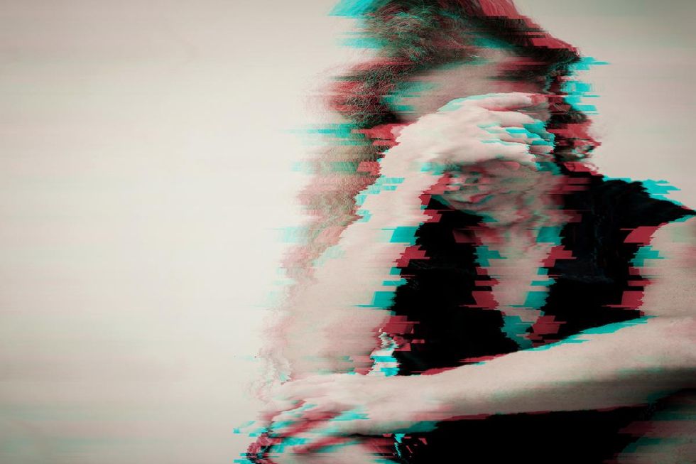 woman burnout stress