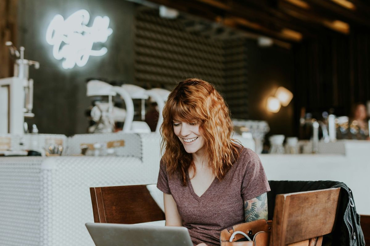 Woman entrepreneur trusting her instinct about a business client