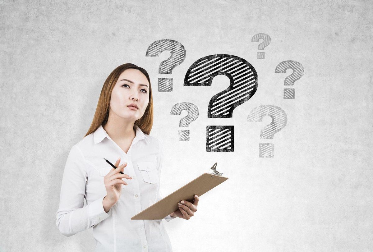 Woman looking for answers