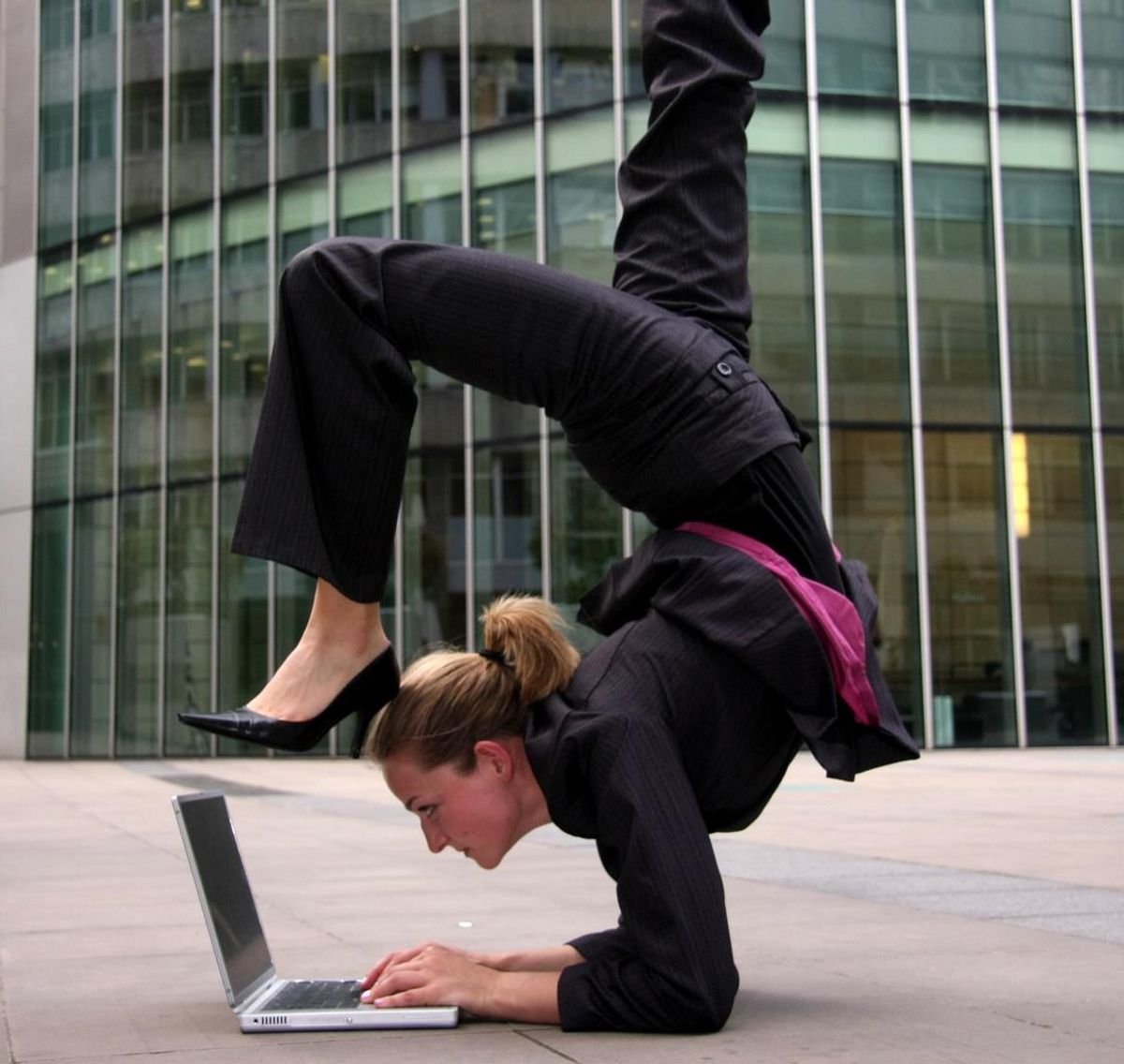 Woman looking to increase agile thinking