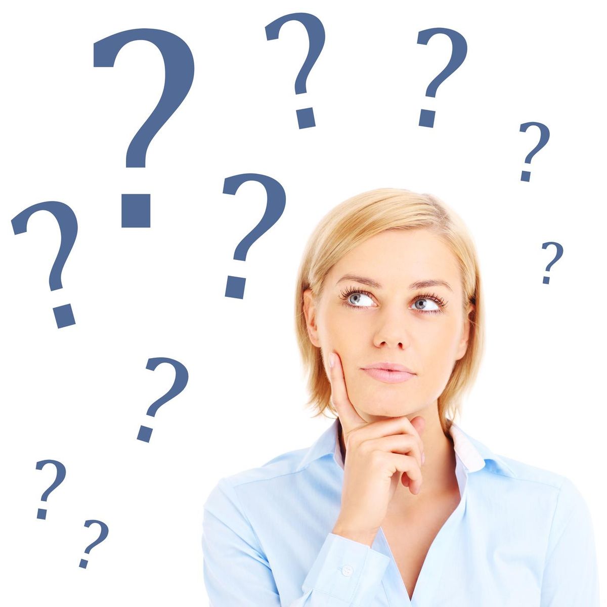 Woman wondering about corporate records books