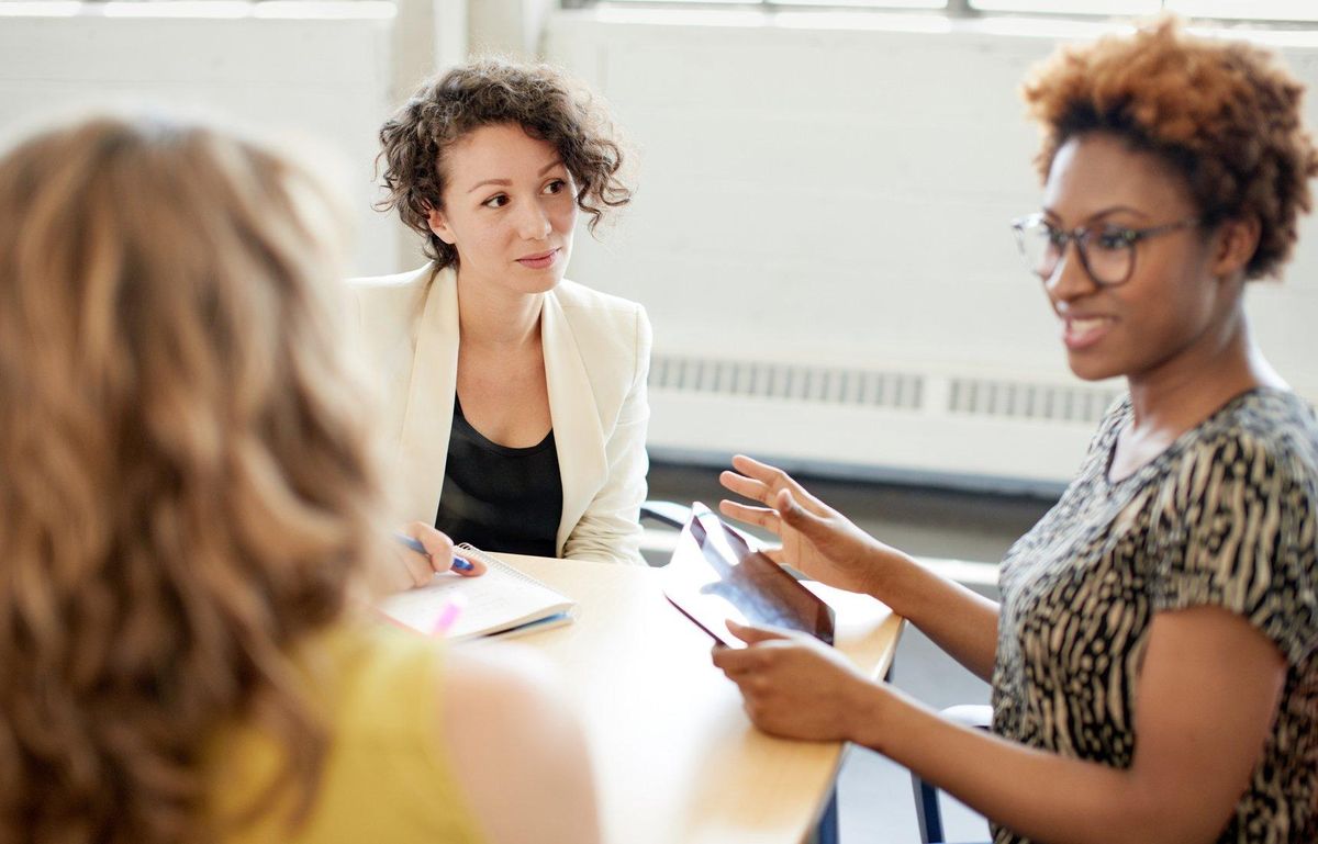 women business colleagues
