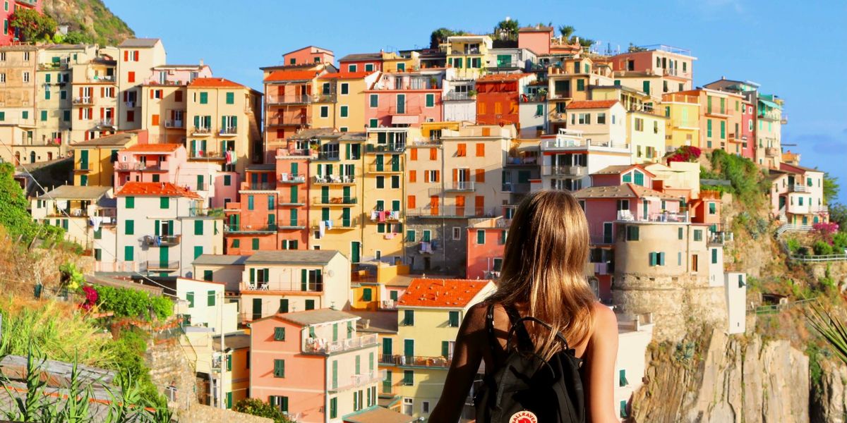 Young digital nomad in Italy