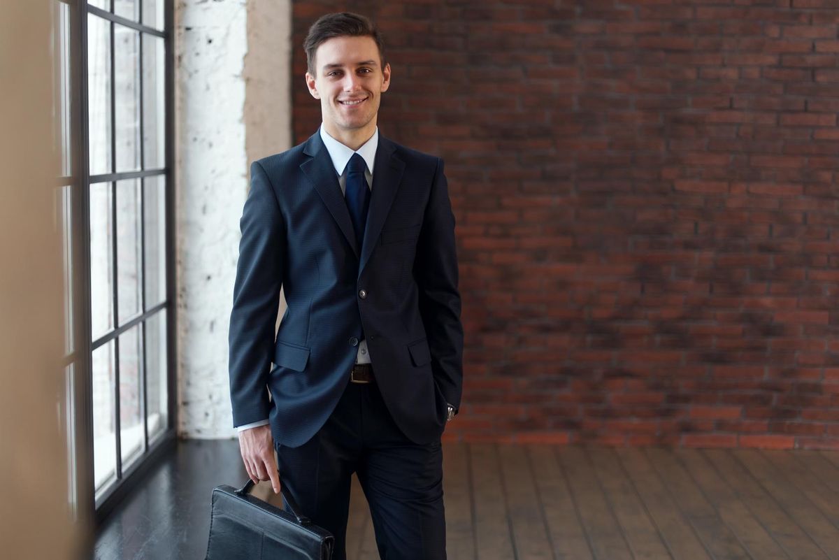 Young male entrepreneur