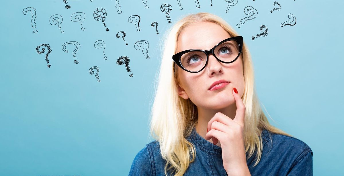 Young woman asking about salaries at publicly traded companies